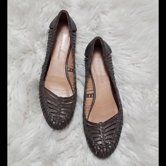 SIGERSON MORRISON LEATHER FLATS SIZE 9B - Picture 1 of 5